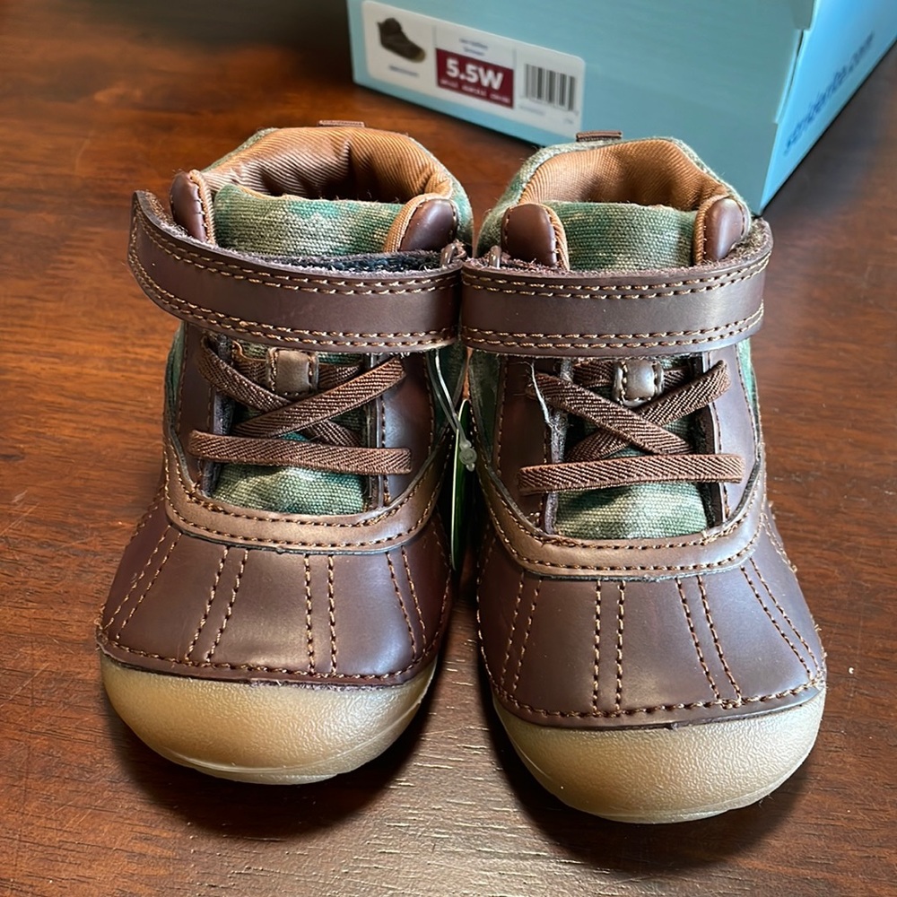 NWT Stride Rite Camo Toddler Boots SM Talley